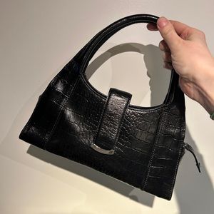 Alfani black leather purse